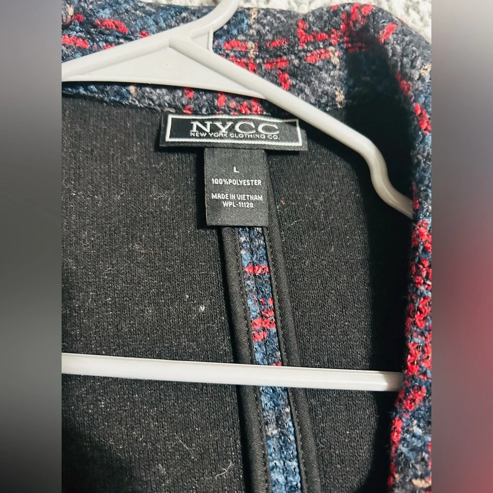 NYC New York Clothing Co. Red and Black short Coat 
Vintage look - Picture 6 of 13